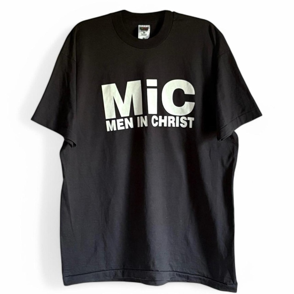 90s MIC Men In Christ Religous Tee 23 x 29